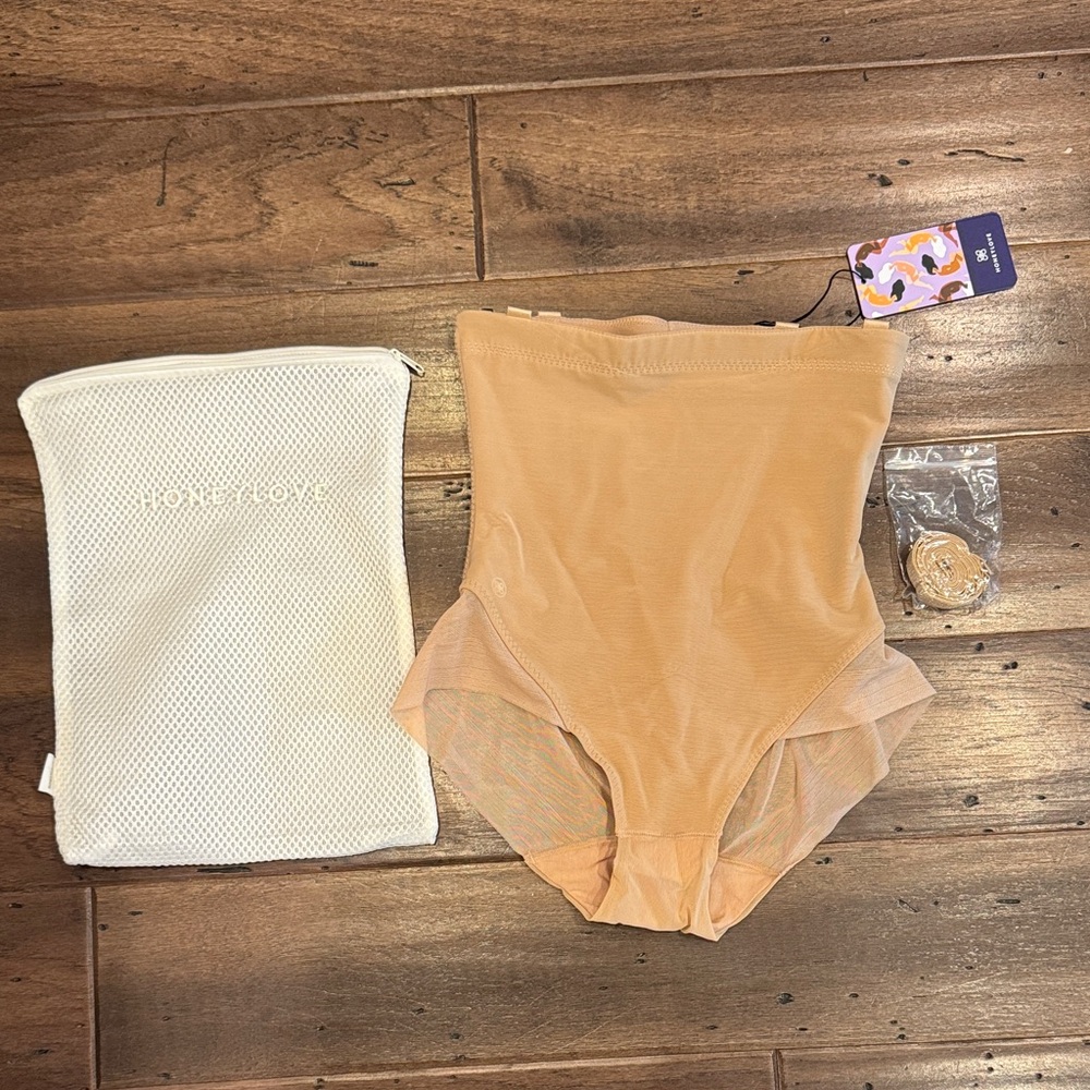 Honeylove High-Waisted Shapewear in Sand